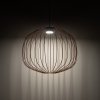 Lampa wisząca kolor ceglany ażurowa druciana okrągła minimalistyczna loftowa uniwersalna klasyczna SPHERA M 11305 TK-LIGHTING